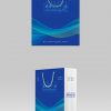 Blue gradient không khí lớn sao tương lai công nghệ quà tặng bao bì túi tote