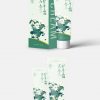 Khoai tây đỏ và khoai tây chiên cay thiết kế bao bì thực phẩm ngon