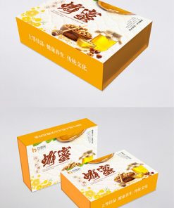 Gạo hoa gạo thơm và bao bì hạt cao cấp vẽ tay thiết kế ban đầu