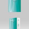 Công nghệ Gradient chất lỏng màu xanh Thời trang Quà tặng tương lai Bao bì Túi tote