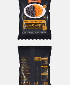 Đồ họa đơn giản minh họa ấm hạnh nhân thiết kế bao bì thực phẩm