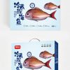 Minh họa đơn giản tủ lạnh cá biển sâu thực phẩm thiết kế bao bì hộp