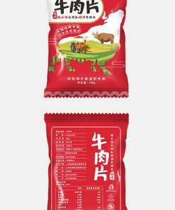 Màu sắc ấm áp toàn bộ không khí bánh mì thực phẩm thiết kế bao bì túi tote