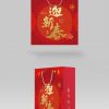 Đèn lồng cắt giấy đơn giản kiểu Trung Quốc Hộp quà tặng năm mới Thiết kế bao bì túi tote