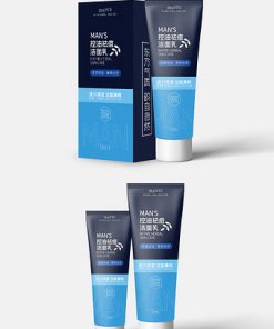 Thiết kế bao bì mỹ phẩm làm sạch đơn giản và tươi mát