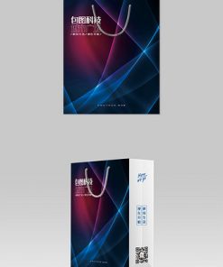 Gradient không khí công nghệ thời trang đơn giản tương lai quà tặng túi tote
