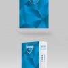 Thời trang hình học gradient kinh doanh công ty quà tặng túi tote bao bì