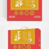 Năm của chuột đỏ Phong cách Trung Quốc Năm mới Hộp quà tặng Thiết kế bao bì túi tote