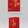 Sáng tạo màu đỏ năm mới hộp quà tặng thiết kế bao bì túi tote