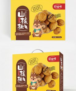 Đơn giản bao bì hồ đào hoang dã