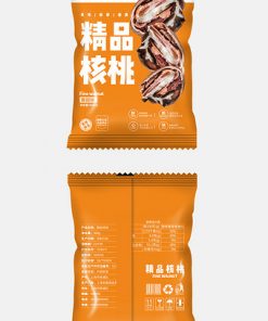Thiết kế bao bì thực phẩm óc chó đơn giản dễ thương và vui tươi