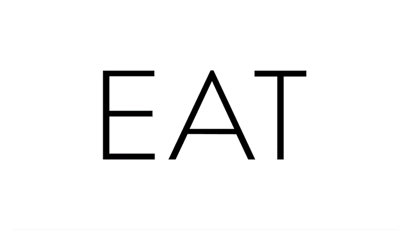 logo hoạt hình EAT