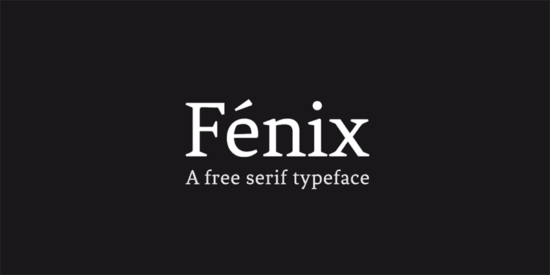 phông chữ logo fenix