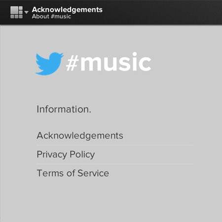 ví dụ về phông chữ logo proxima nova Twitter #music