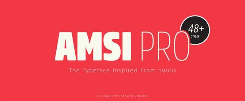 ví dụ về phông chữ logo amsi-pro