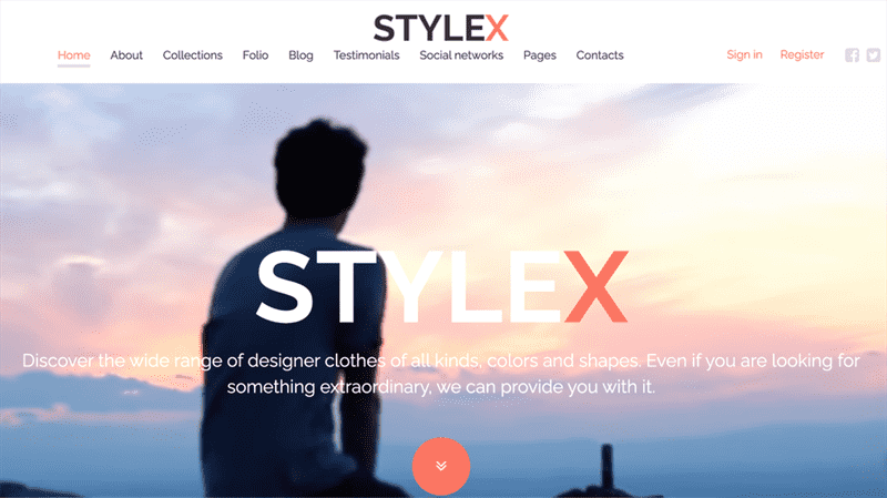 ảnh chụp màn hình bản demo cho StyleX