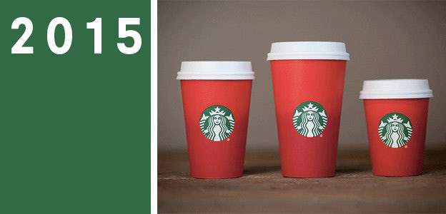 Cúp kỳ nghỉ starbucks 2015