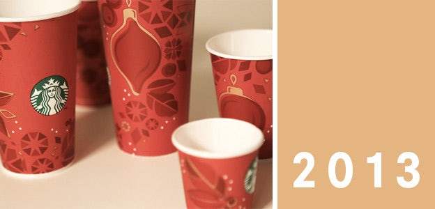 Cúp kỳ nghỉ starbucks 2013