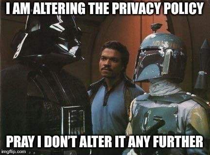 Meme về chính sách bảo mật