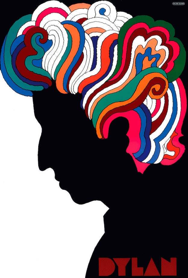 Áp phích Bob Dylan của Milton Glaser