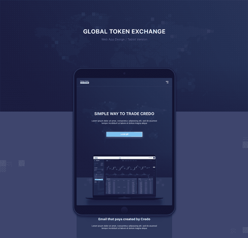 Ứng dụng web cho nền tảng trao đổi tiền điện tử của RomaTesla.