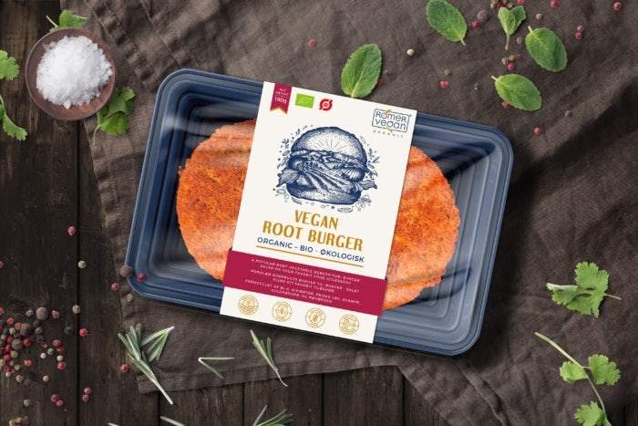 Thiết kế logo cho burger gốc thuần chay