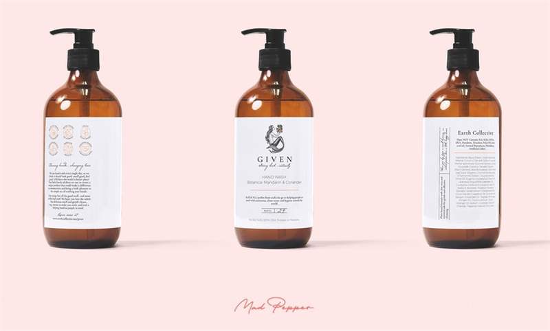 Thiết kế nhãn nước rửa tay được đưa ra