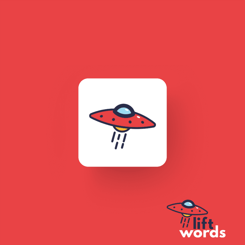 UFO dường như đang bay lên trên