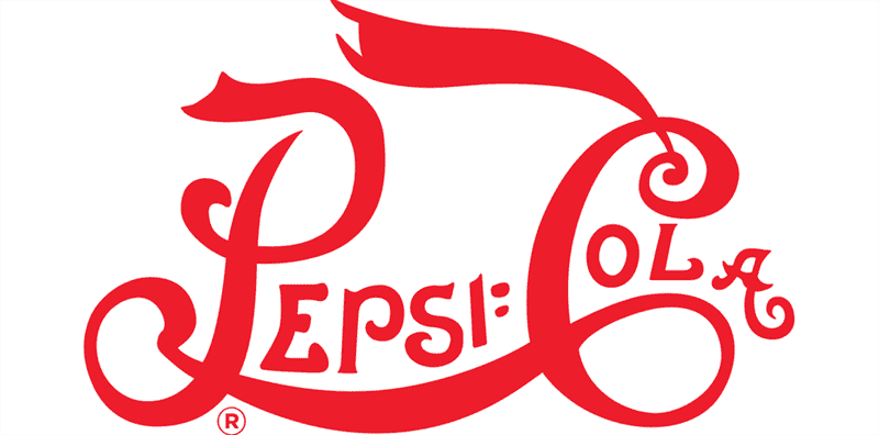 Logo Pepsi-Cola màu đỏ