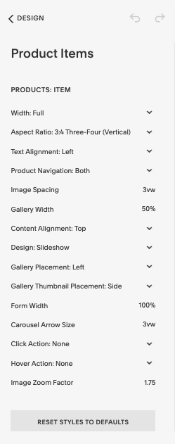 Cách tạo ảnh chụp màn hình trang web Squarespace