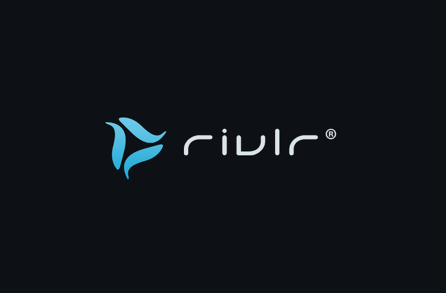 biểu tượng rivlr xanh công nghệ làn sóng hiện đại