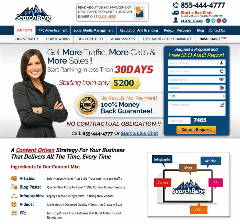 Trang Searchberg có chế độ thuê trực quan không tốt 