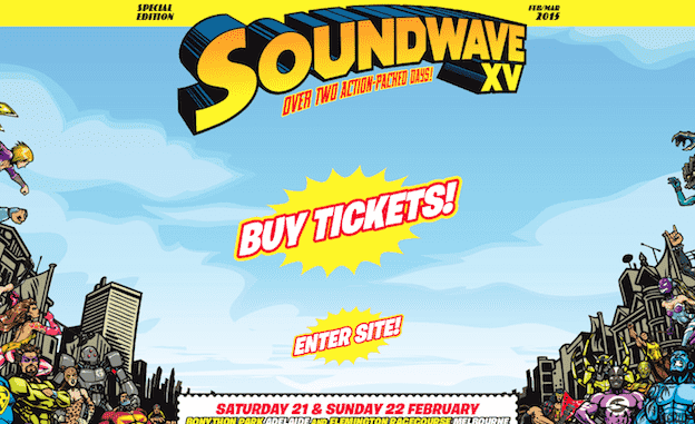 Thiết kế web cho Soundwave
