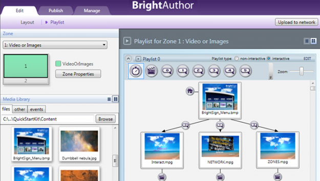 BrightAuthor - Phần mềm tạo DOOH của BrightSign