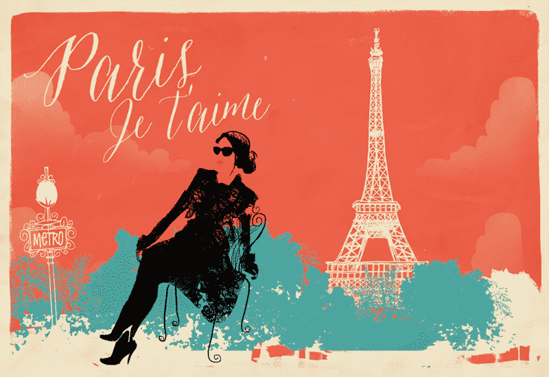 Làm thế nào để chọn màu sắc đám cưới của bạn 5 tháp Eiffel Paris thời trang ilustreishon