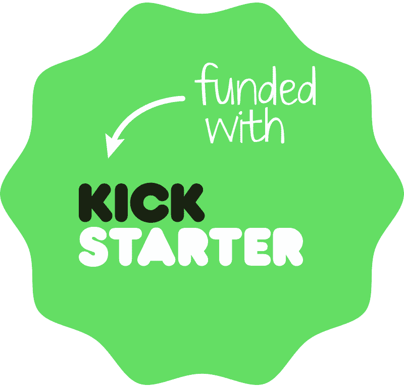 Được tài trợ bằng huy hiệu kickstarter