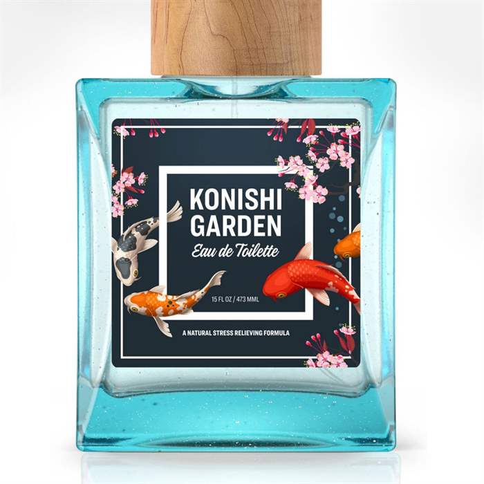 Nước hoa Konishi Garden sử dụng nhãn tùy chỉnh Best Print WePrint