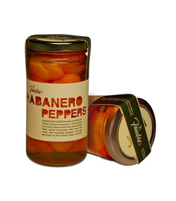 Nhãn Habanero của Frieda nhãn hũ habanero của Frieda
