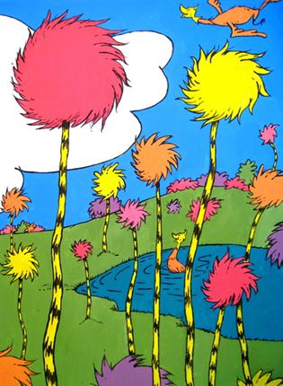 Tiến sĩ Seuss Art - cây
