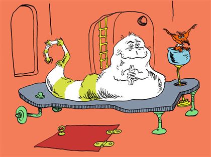 Tiến sĩ Seuss Art - Jabba The Hutt