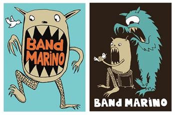 hình dán ban nhạc rock 15 hình dán ban nhạc rock - ban nhạc marino