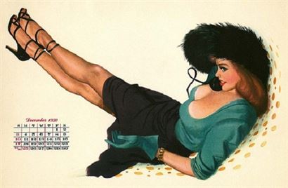 Lịch Pin-Up Girl - 1950 Lịch Suzee Q