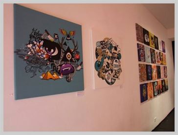In canvas kỹ thuật số - Triển lãm Véc tơ Mồ hôi Máu tập 1