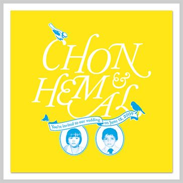 Thiệp mời đám cưới - Chon và Hemal