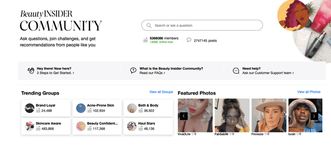 Xây dựng cộng đồng thương hiệu 7 Trang web Cộng đồng Beauty Insider của Sephora dành cho các đại sứ thương hiệu tự nguyện