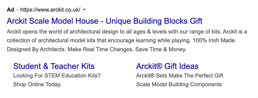 Arckit quảng cáo google