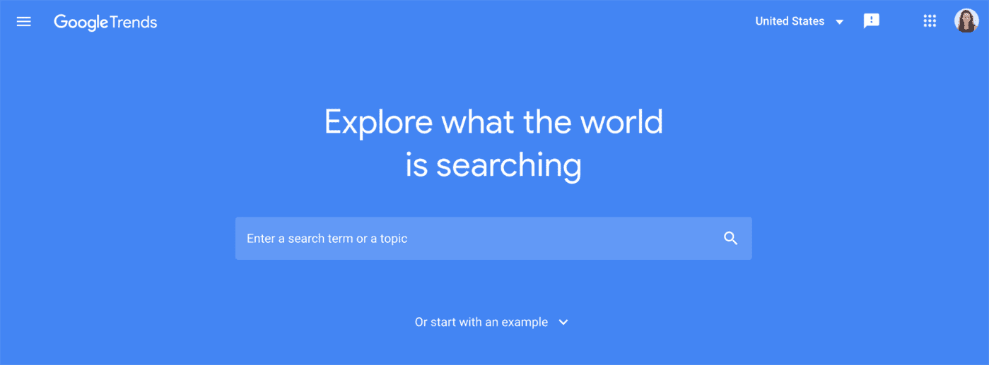 30 công cụ SEO miễn phí để thúc đẩy lưu lượng truy cập vào trang web của bạn 15 Google Trends.png
