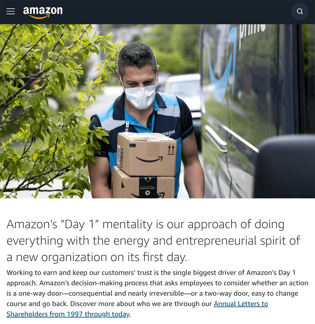 Tuyên bố sứ mệnh của Amazon