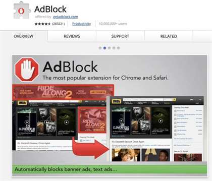 Phần mở rộng Adblock
