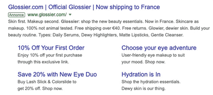 Quảng cáo Glossier2